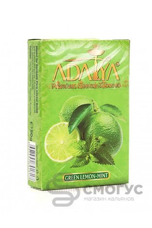 Купить табак для кальяна Adalya Green Lemon-Mint (Зеленый лимон с мятой) в СПб
