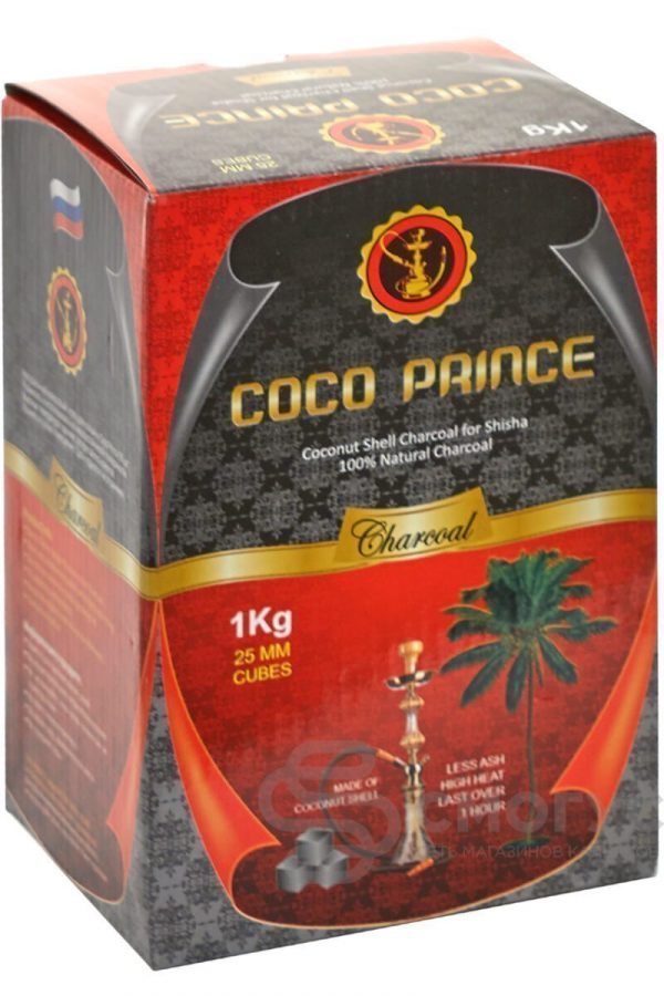 Купить уголь для кальяна Coco Prince 72шт в Спб - Смогус