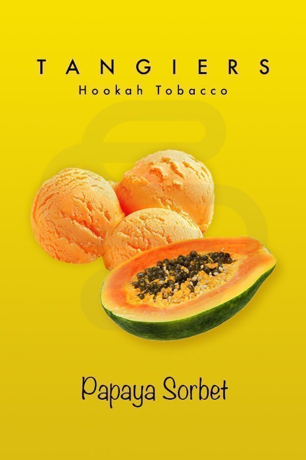 Купить табак для кальяна Tangiers Papaya Sorbet (Папайя Сорбет) недорого в СПБ.