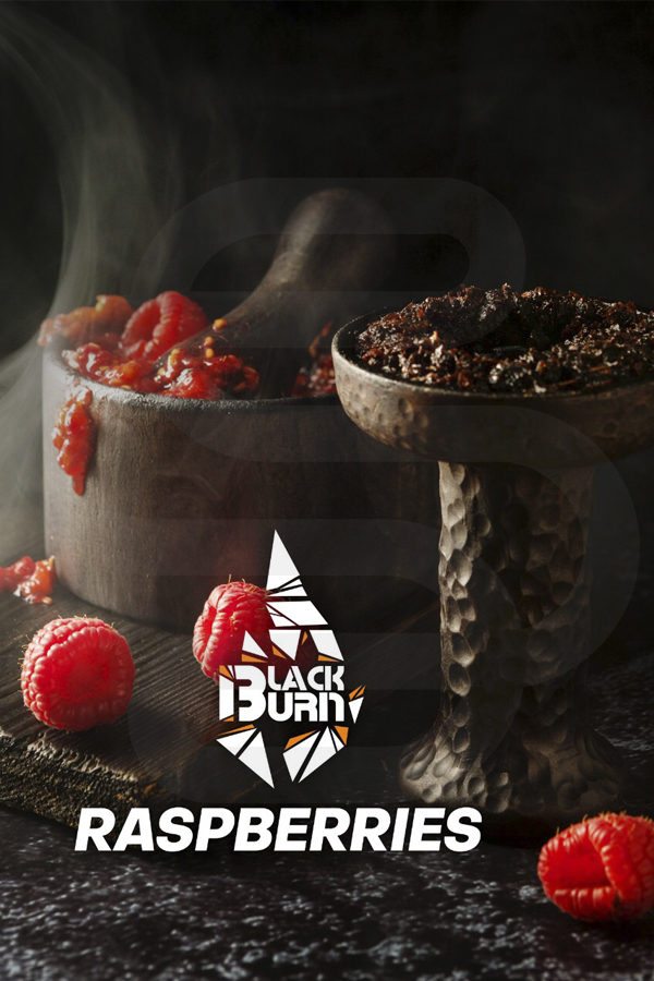 Купить табак для кальяна Black Burn Raspberries в СПб - Смогус