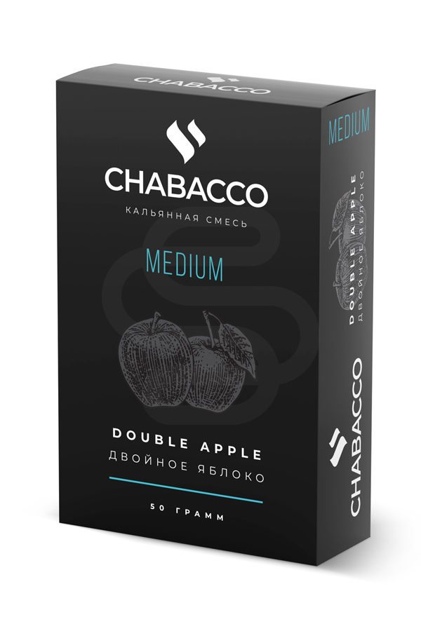 Купить кальянную смесь Chabacco Medium Double Apple недорого в СПб