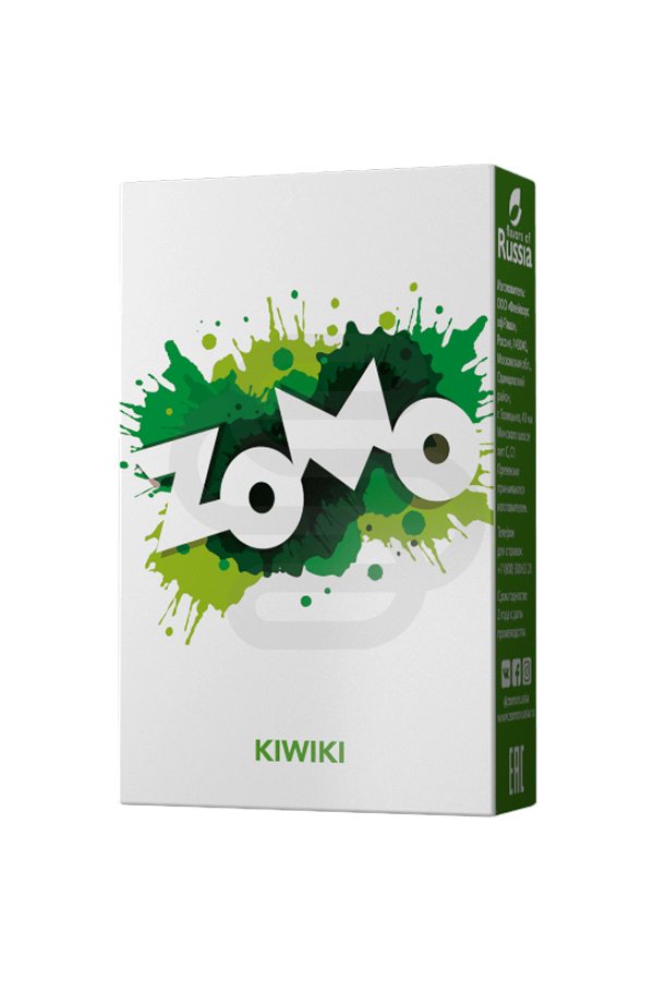 Купить табак Zomo Kiwiki (Киви-мята) недорого в СПб - Смогус