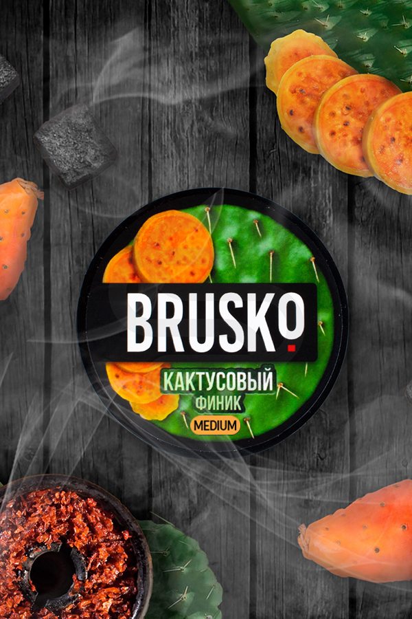 Купить кальянную смесь BRUSKO Medium Кактусовый финик в СПб