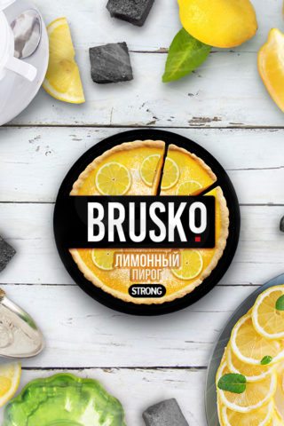Купить смесь BRUSKO Strong Лимонный пирог в СПб - Смогус