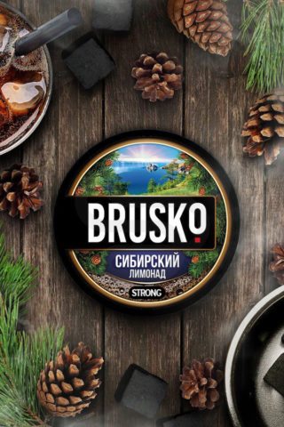 Купить кальянную смесь BRUSKO Strong Сибирский лимонад в СПб