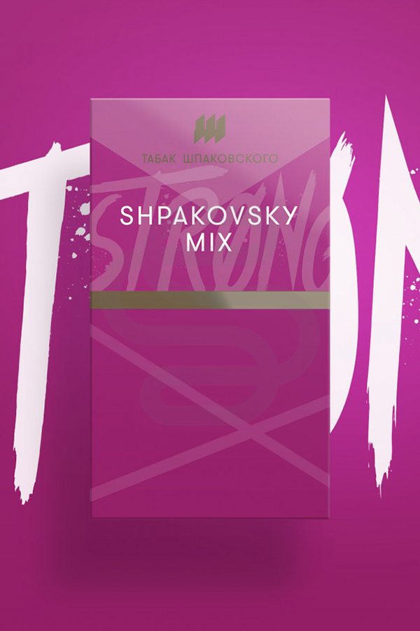 Купить табак Шпаковского Strong "Shpakovsky mix" в СПб - Смогус
