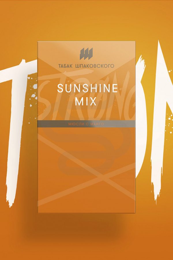 Купить табак Шпаковского Strong "Sunshine mix" в СПб - Смогус