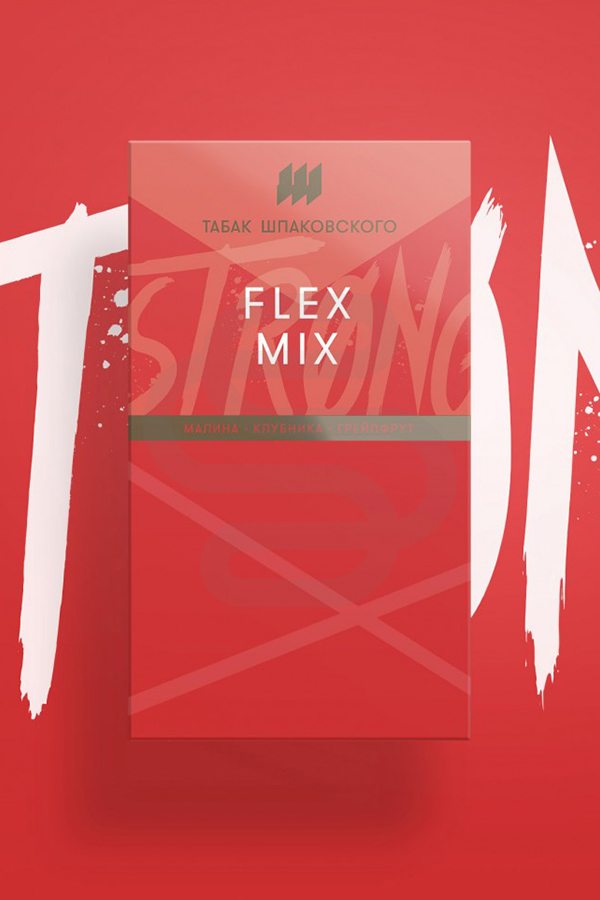 Купить табак Шпаковского Strong ""Flex mix" в СПб - Смогус