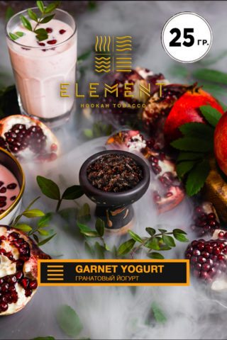 Купить табак для кальяна Element Земля Garnet Yoghurt в СПб - Смогус