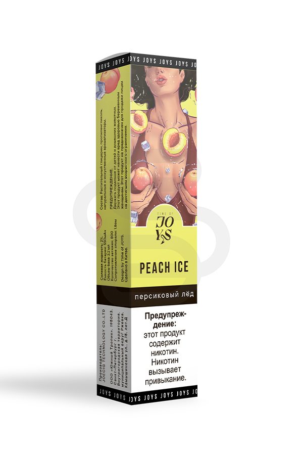 Купить электронную сигарету Joys (800) - Ледяной персик в СПб