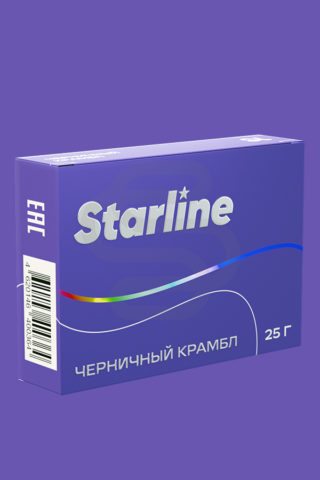 Купить табак для кальяна Starline Черничный крамбл в СПб - Смогус