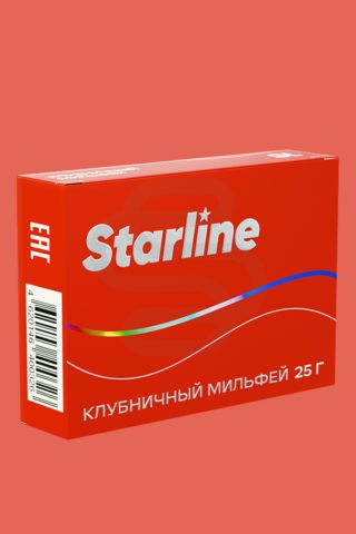 Купить табак для кальяна Starline Клубничный мильфей - Смогус