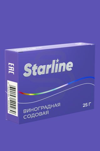 Купить табак для кальяна Starline Виноградная содовая - Смогус
