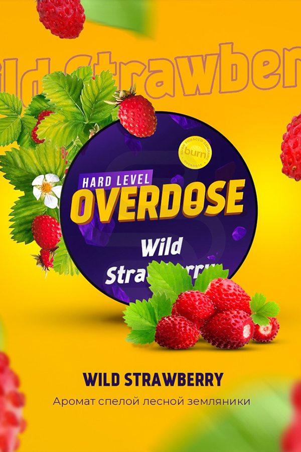 Купить табак для кальяна Overdose Wild Srawberry в СПб - Смогус